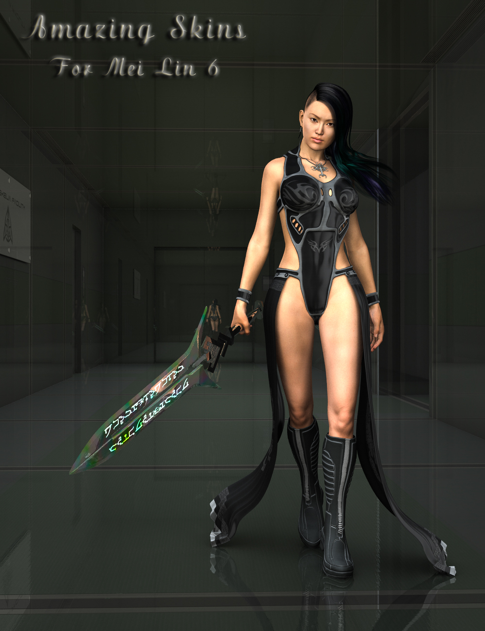 Amazing Skins For Mei Lin 6 by: V3Digitimes, 3D Models by Daz 3D