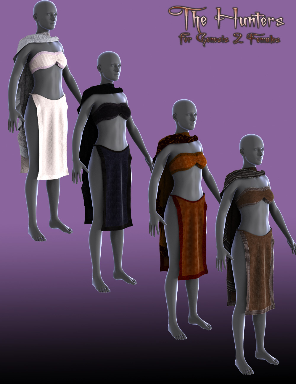 The Hunters for Genesis 2 Female(s) by: MartinJFrost, 3D Models by Daz 3D