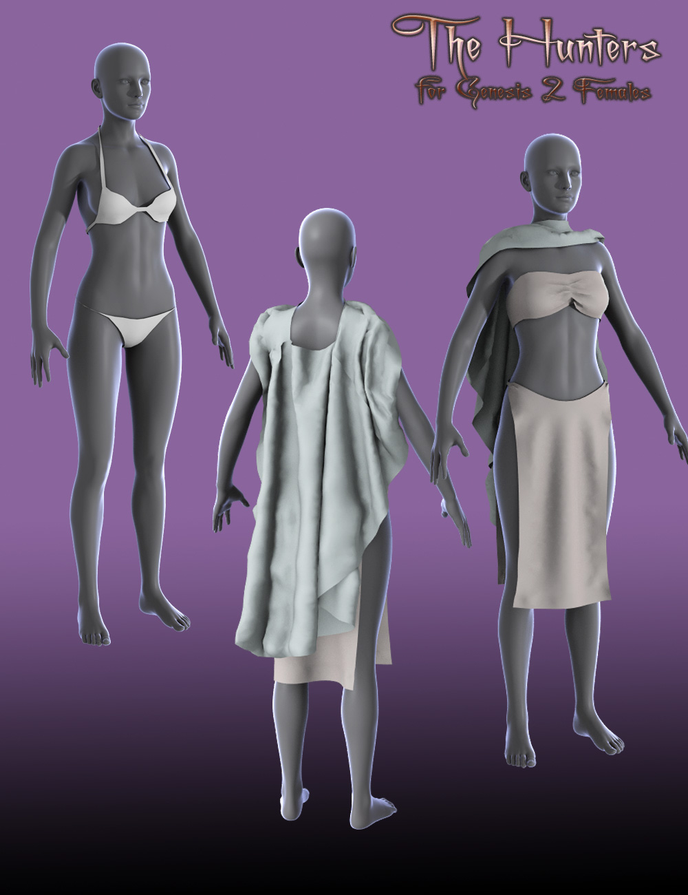 The Hunters for Genesis 2 Female(s) by: MartinJFrost, 3D Models by Daz 3D