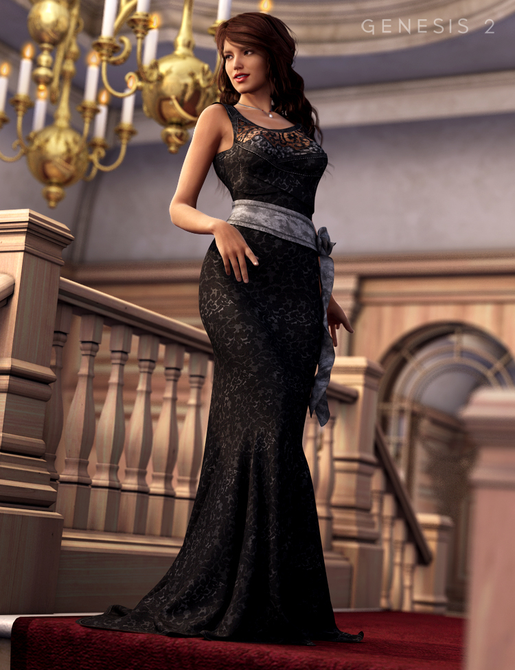 Something Borrowed Dress for Genesis 2 Female(s) by: Barbara BrundonSarsa, 3D Models by Daz 3D