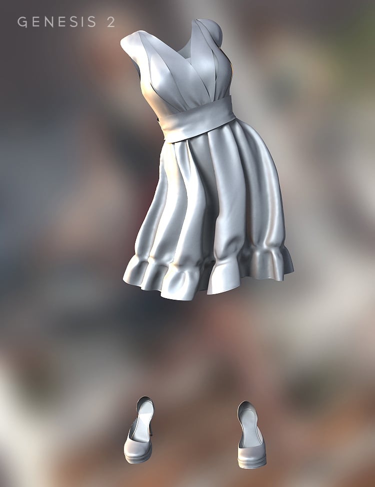 Southern Summer Dress for Genesis 2 Female(s) Southern Summer Dress for Genesis 2 Female(s) by: Barbara BrundonSarsa, 3D Models by Daz 3D