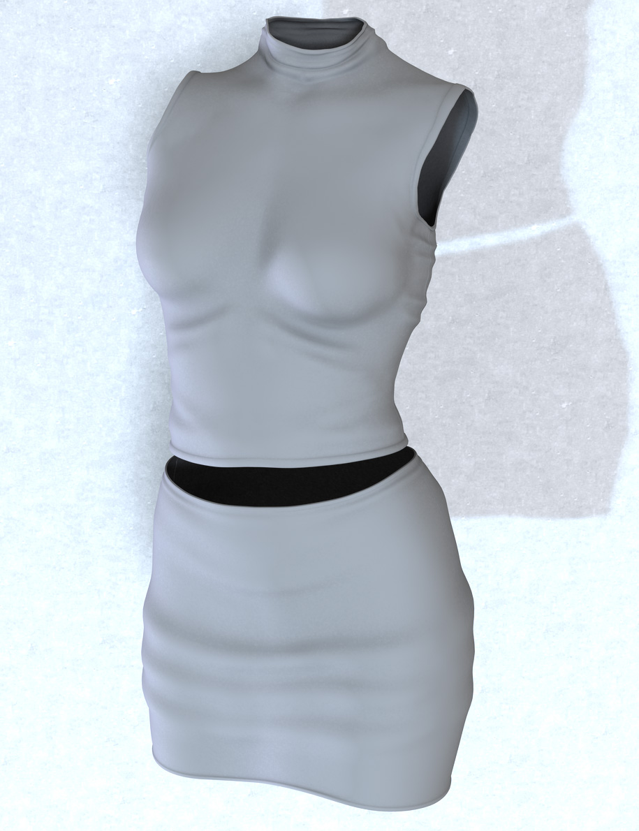 anime turtleneck tank top