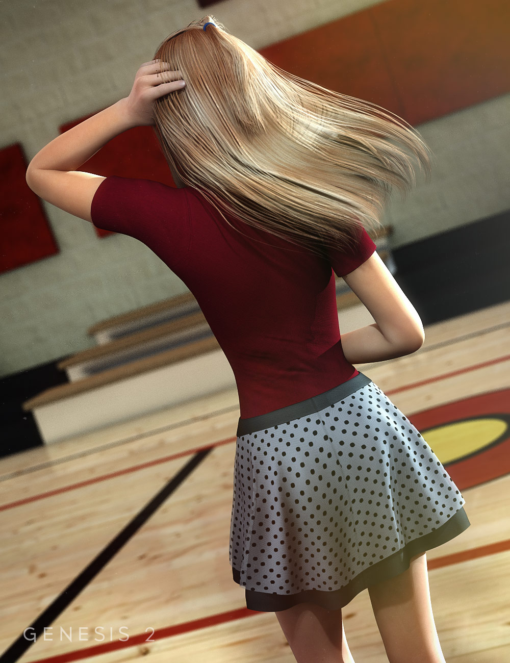 Ladybug Outfit for Genesis 2 Female(s) by: Ryverthorn, 3D Models by Daz 3D