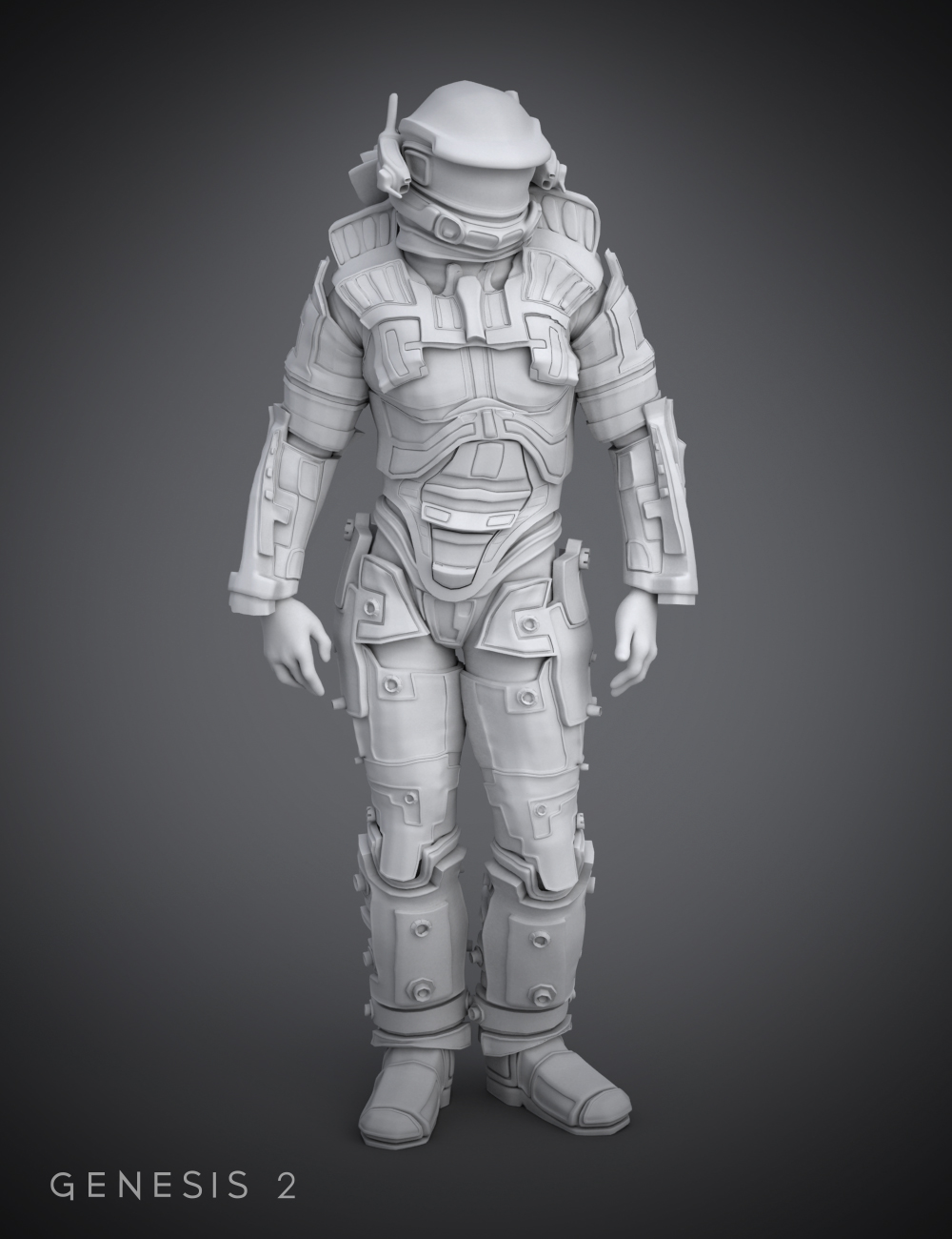 Space Hunter for Genesis 2 Male(s) by: ArienBarbara Brundon, 3D Models by Daz 3D