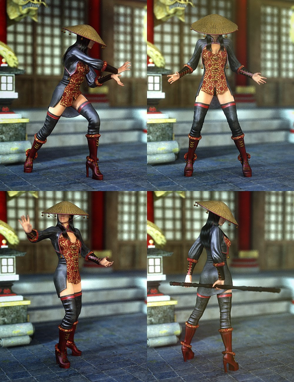 Storm Queen Poses
