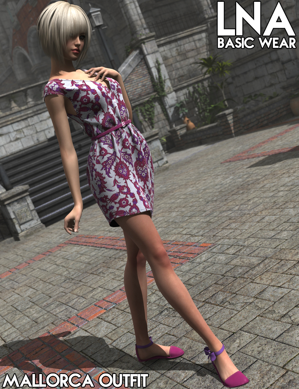 LNA Basic Wear Mallorca Outfit by: Luthbellina, 3D Models by Daz 3D
