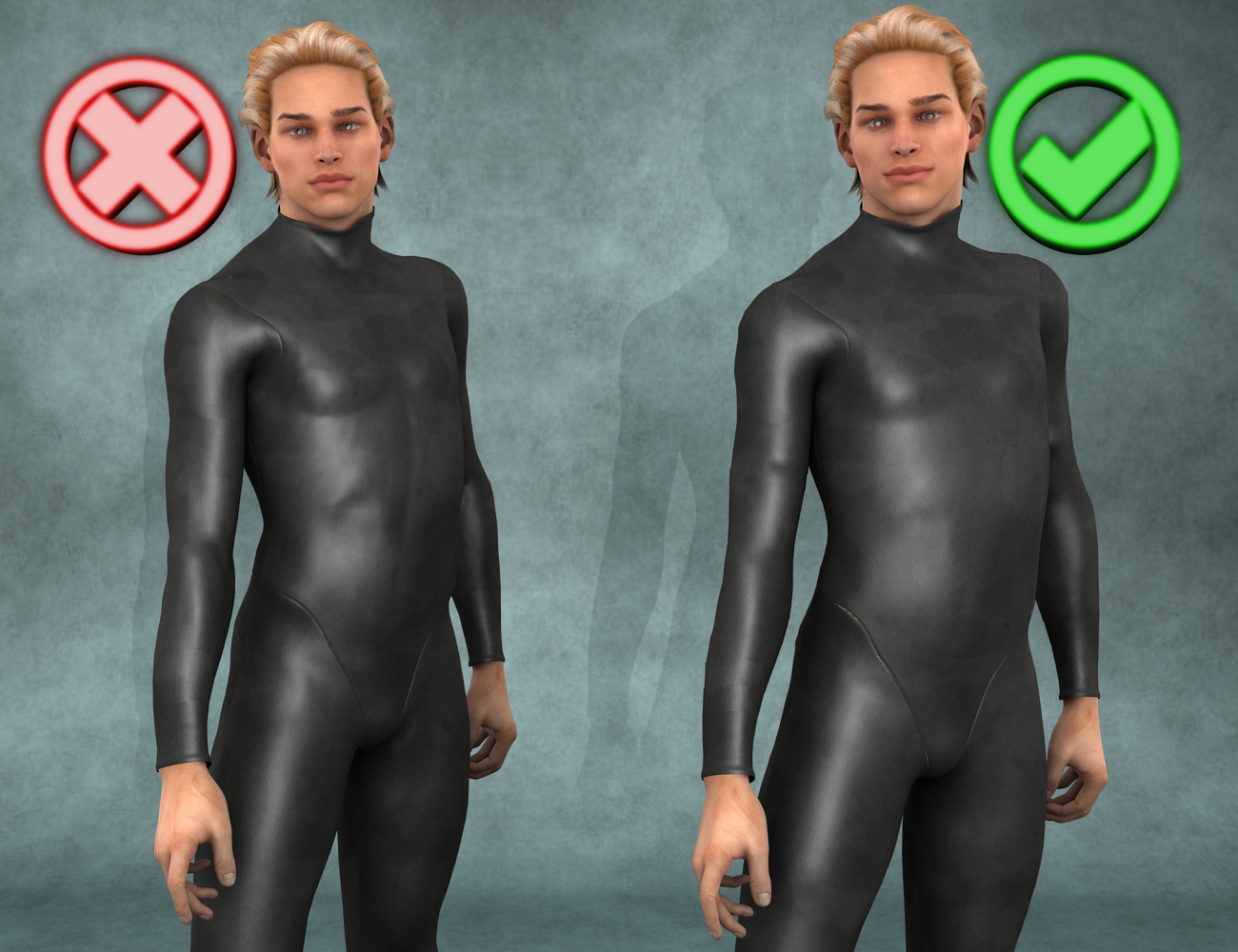 Clothing Smoothers for DAZ Genesis 2 Male(s) by: Sickleyield, 3D Models by Daz 3D