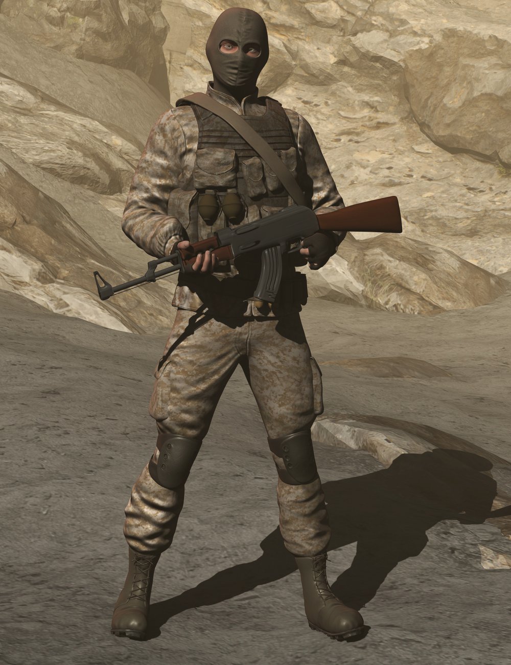 Soldier For Genesis 2 Male(s) | Daz 3D