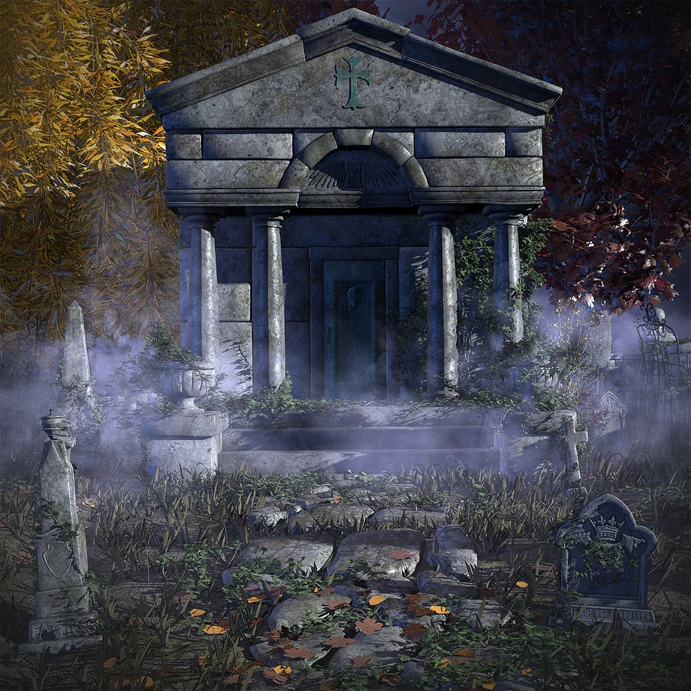 Old Mausoleum Old Mausoleum by: Orestes Graphics, 3D Models by Daz 3D