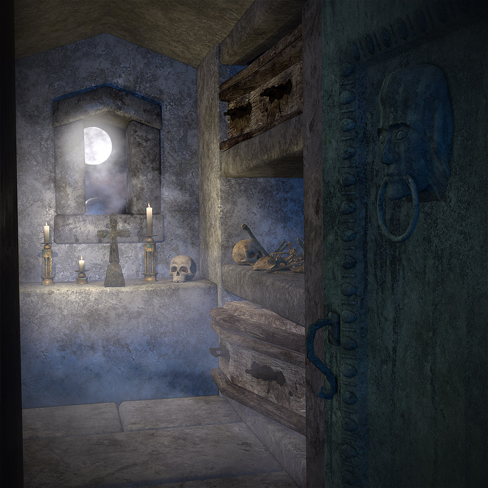 Old Mausoleum by: Orestes Graphics, 3D Models by Daz 3D
