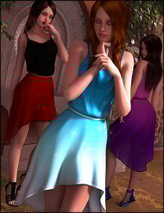 Textures for Hi-Lo Dress Textures for Hi-Lo Dress by: ShanasSoulmate, 3D Models by Daz 3D