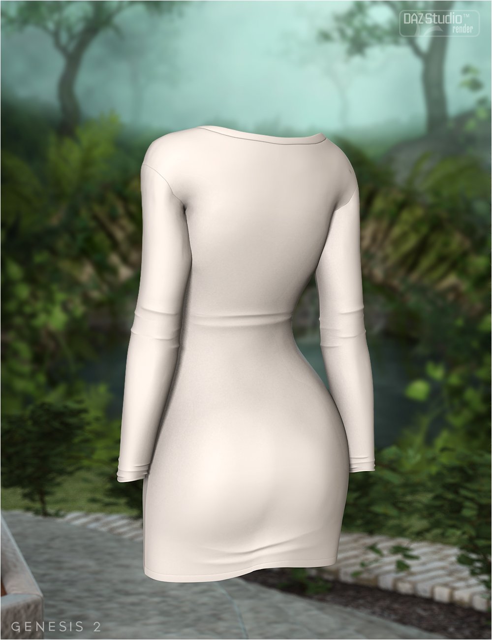 Classique Dress For Genesis 2 Females Daz 3d