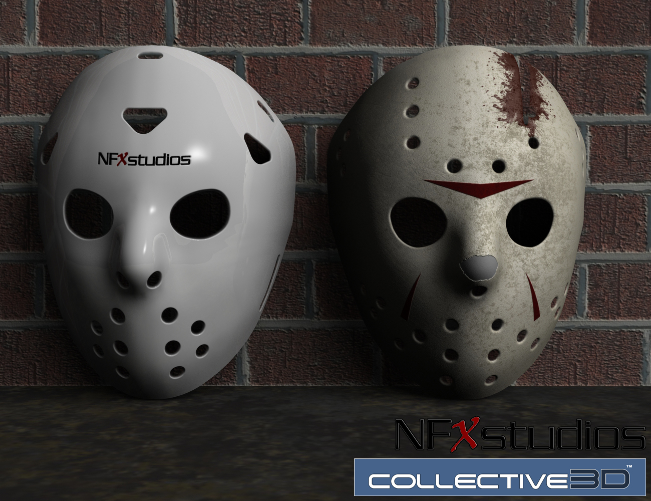 Killer Hockey Mask Daz 3D