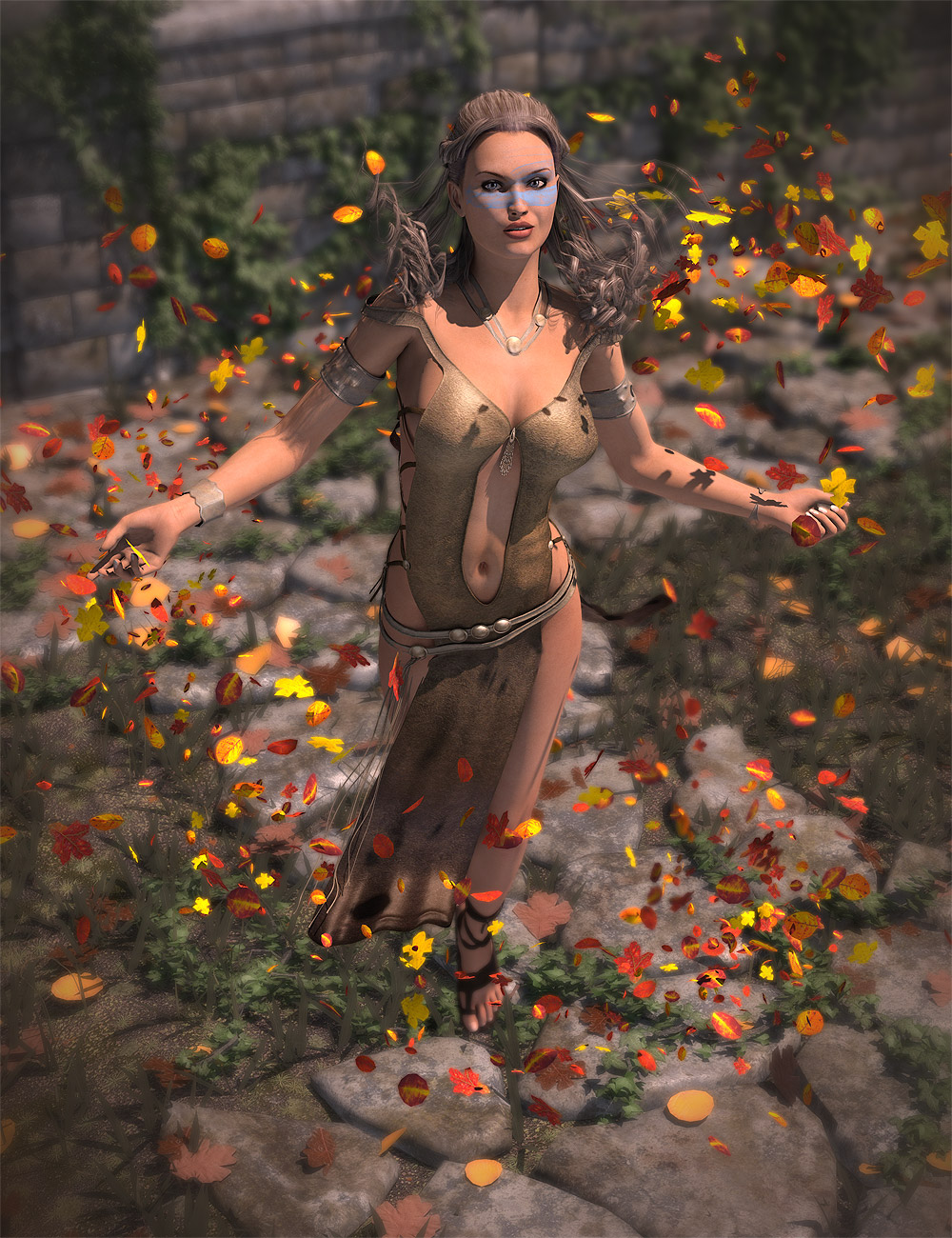 Orestes Falling Leaves by: Orestes Graphics, 3D Models by Daz 3D