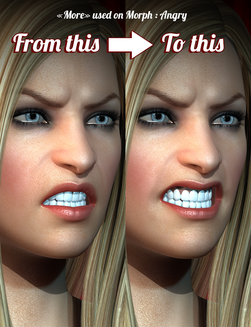 MORE Expressions for Genesis 2 Female(s) MORE Expressions for Genesis 2 Female(s) by: Cake One, 3D Models by Daz 3D
