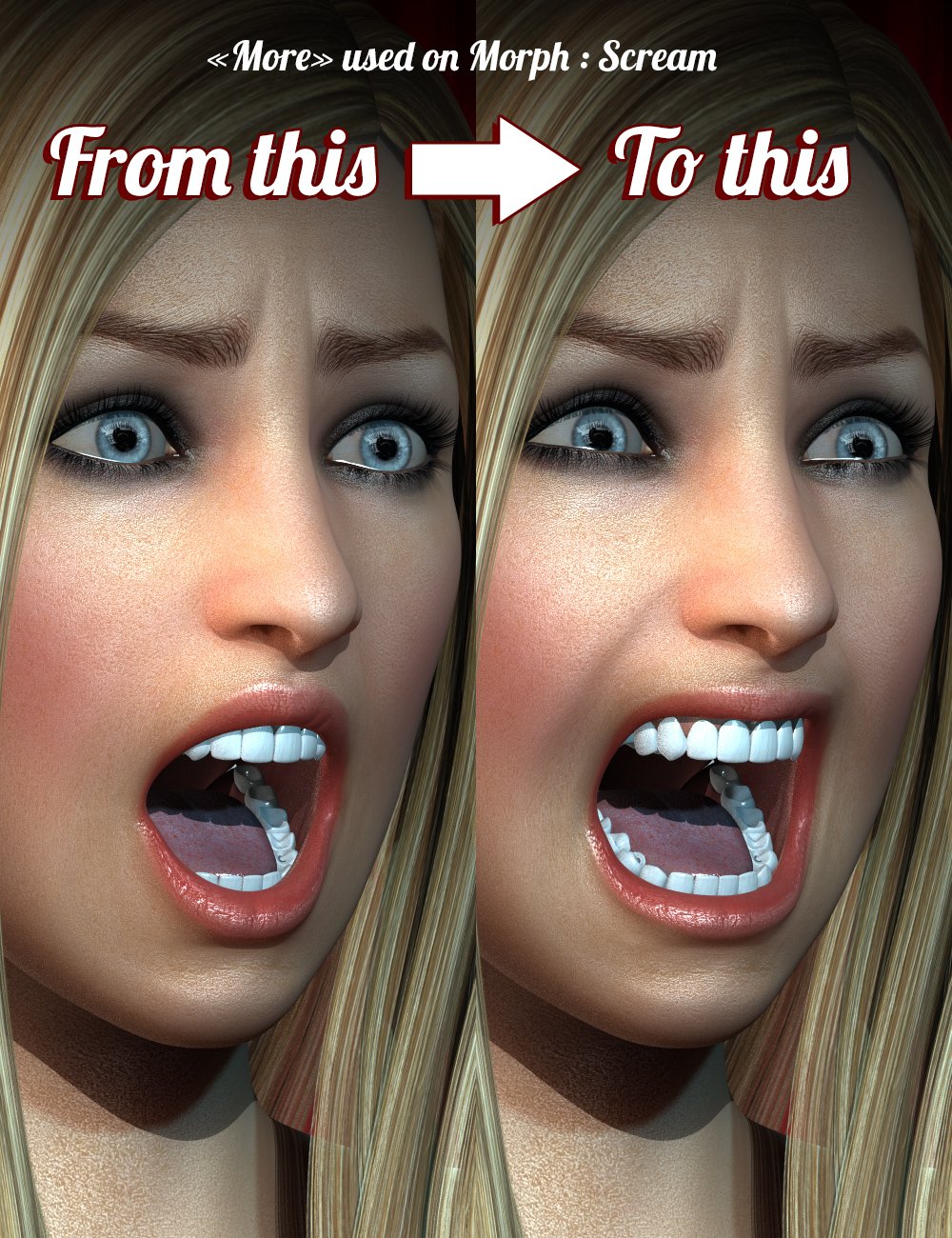 MORE Expressions for Genesis 2 Female(s) MORE Expressions for Genesis 2 Female(s) by: Cake One, 3D Models by Daz 3D