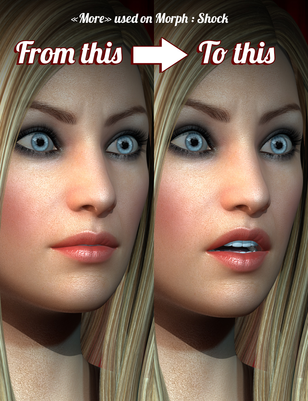 MORE Expressions for Genesis 2 Female(s) MORE Expressions for Genesis 2 Female(s) by: Cake One, 3D Models by Daz 3D