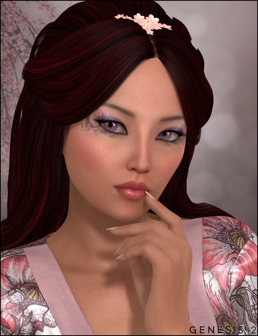 Saki for Mei Lin 6 by: JessaiiDemonicaEvilius, 3D Models by Daz 3D