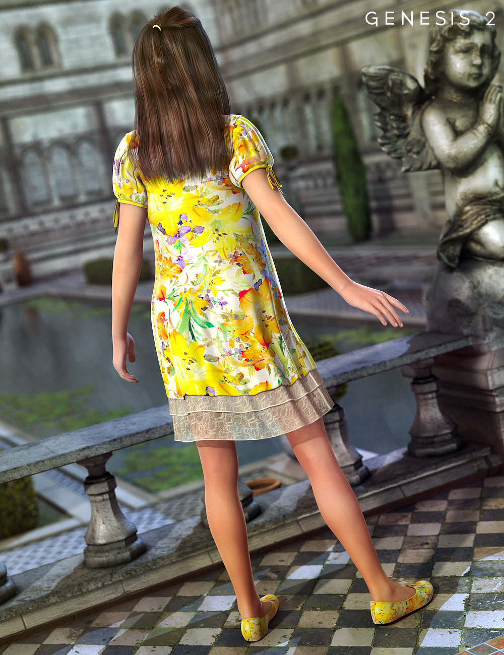 Memories of Summer for Genesis 2 Female(s) by: 4blueyes, 3D Models by Daz 3D