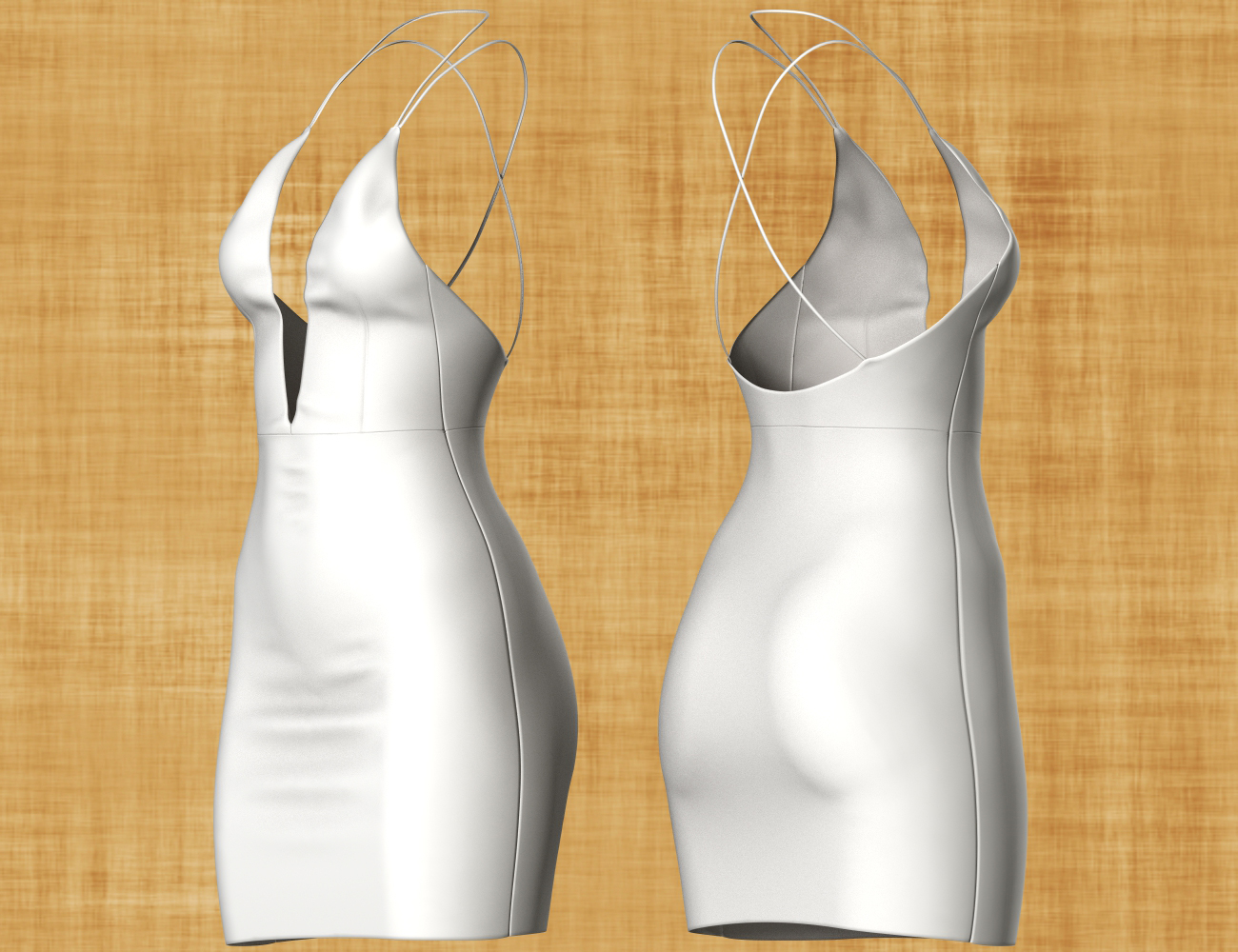 Plunge Dress For Genesis 2 Females Daz 3d