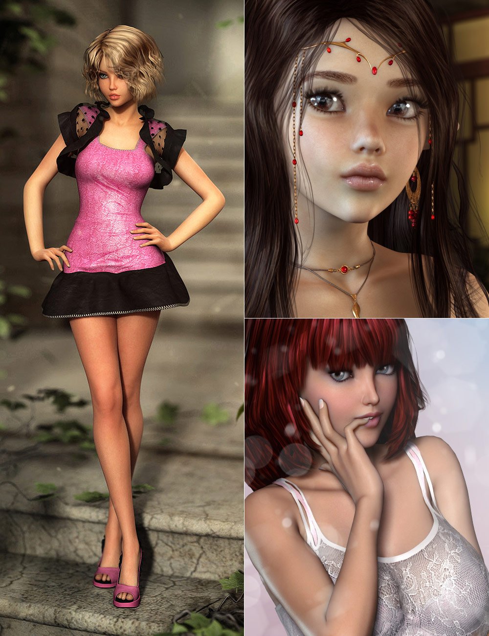 Karynna Basics Bundle by: , 3D Models by Daz 3D