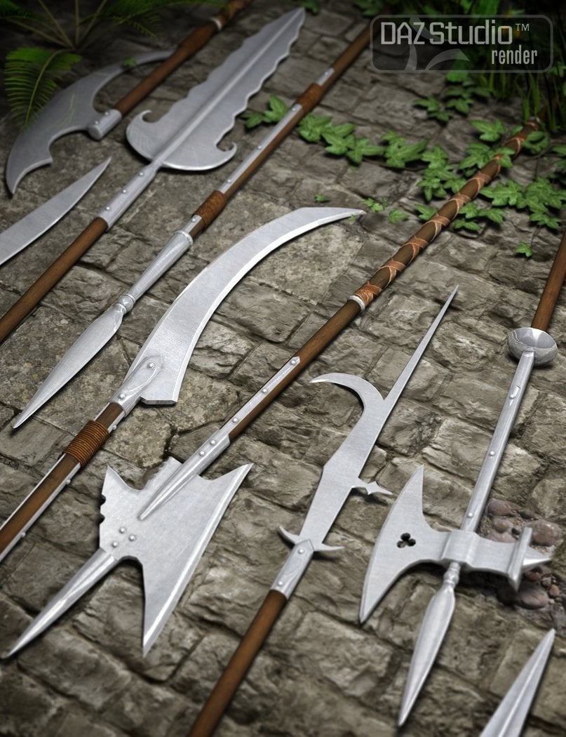 polearms-daz-3d
