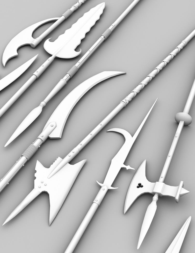 polearms-daz-3d