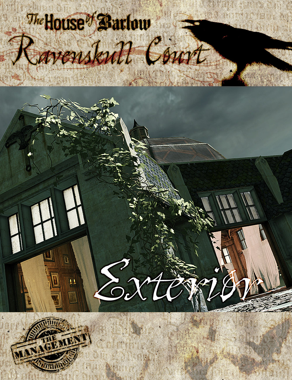 The Barlow House Ravenskull Court Exterior by: The Management, 3D Models by Daz 3D