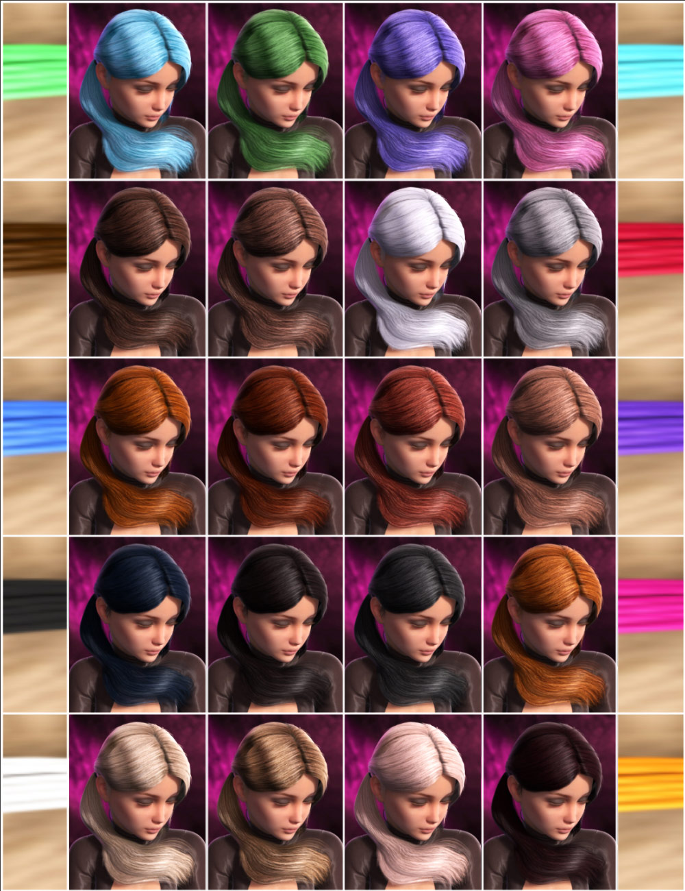 Melinda Hair | Daz 3D