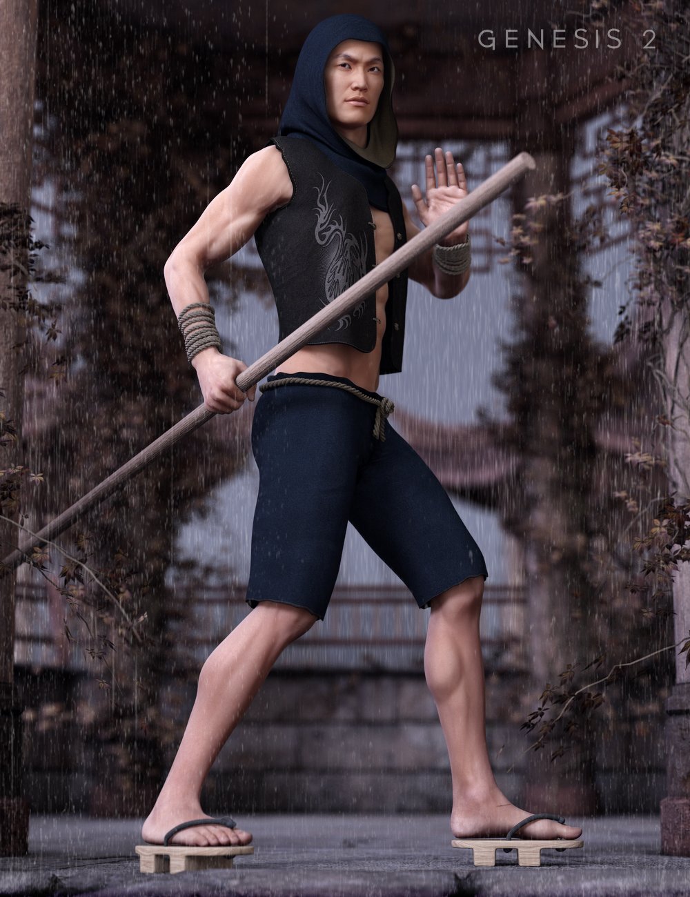 Min Woo for Genesis 2 Male(s) by: Sarsa, 3D Models by Daz 3D
