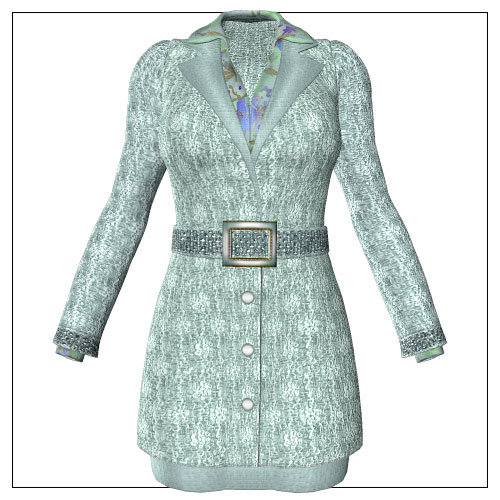 V3 Dresscoat Italia - Paris Texture set by: Gordana, 3D Models by Daz 3D