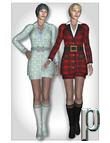 V3 Dresscoat Italia - Paris Texture set by: Gordana, 3D Models by Daz 3D