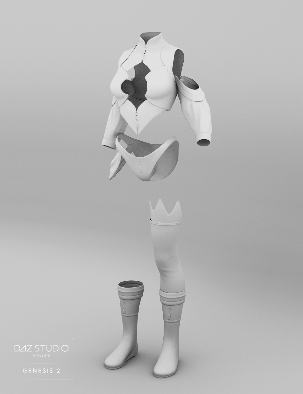 Merriment Outfit for Genesis 2 Female(s) by: NikisatezDarkStarBurning, 3D Models by Daz 3D