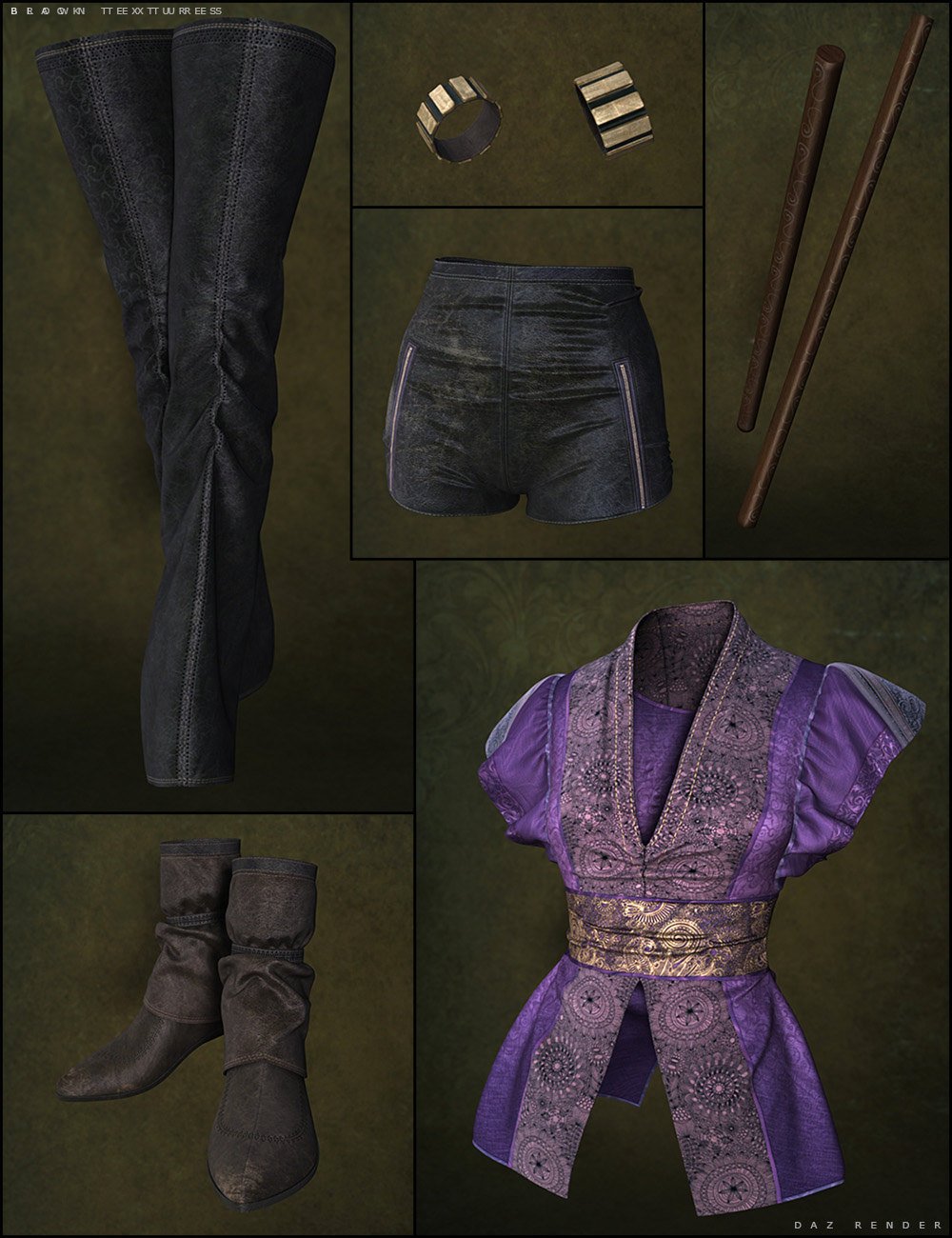 Battle Kimono for Genesis 2 Female(s) Battle Kimono for Genesis 2 Female(s) by: SHIFTING IMAGES, 3D Models by Daz 3D