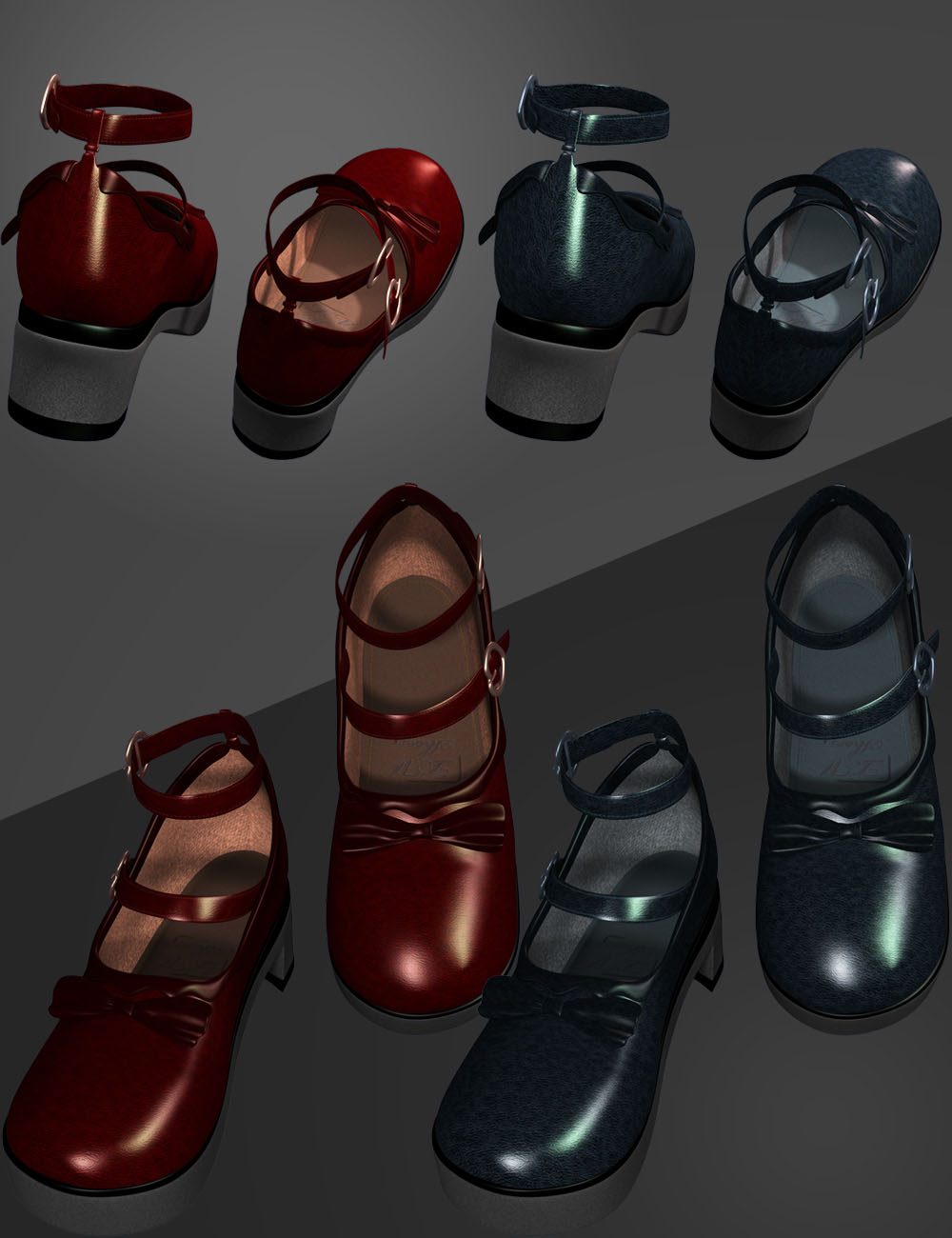 Goth Strap Shoes for Genesis 2 Female(s) Goth Strap Shoes for Genesis 2 Female(s) by: tentman, 3D Models by Daz 3D