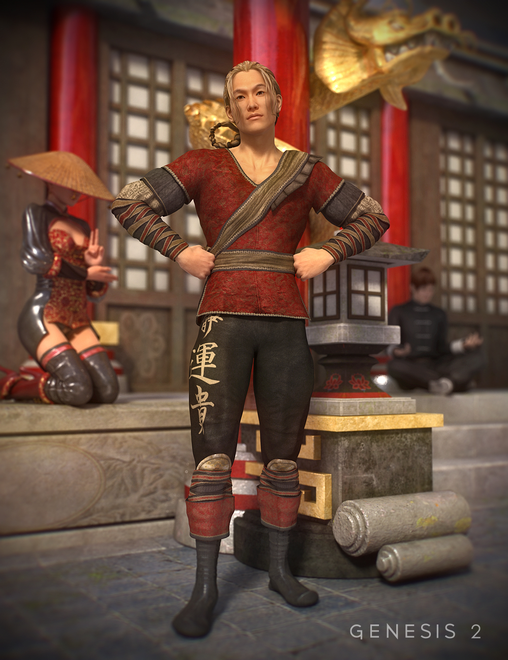 Wukong Outfit for Genesis 2 Male(s)