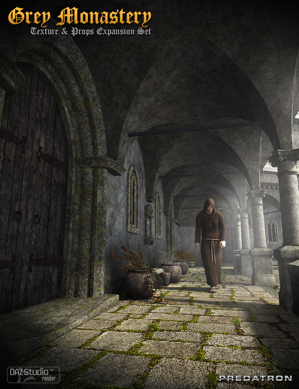 Grey Monastery by: Predatron, 3D Models by Daz 3D