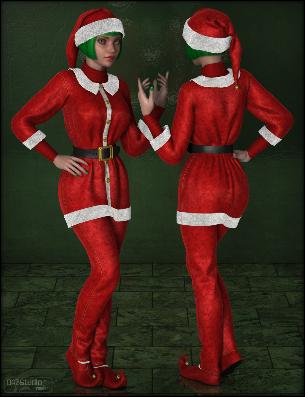 Ginger Snap Outfit for Genesis 2 | Daz 3D