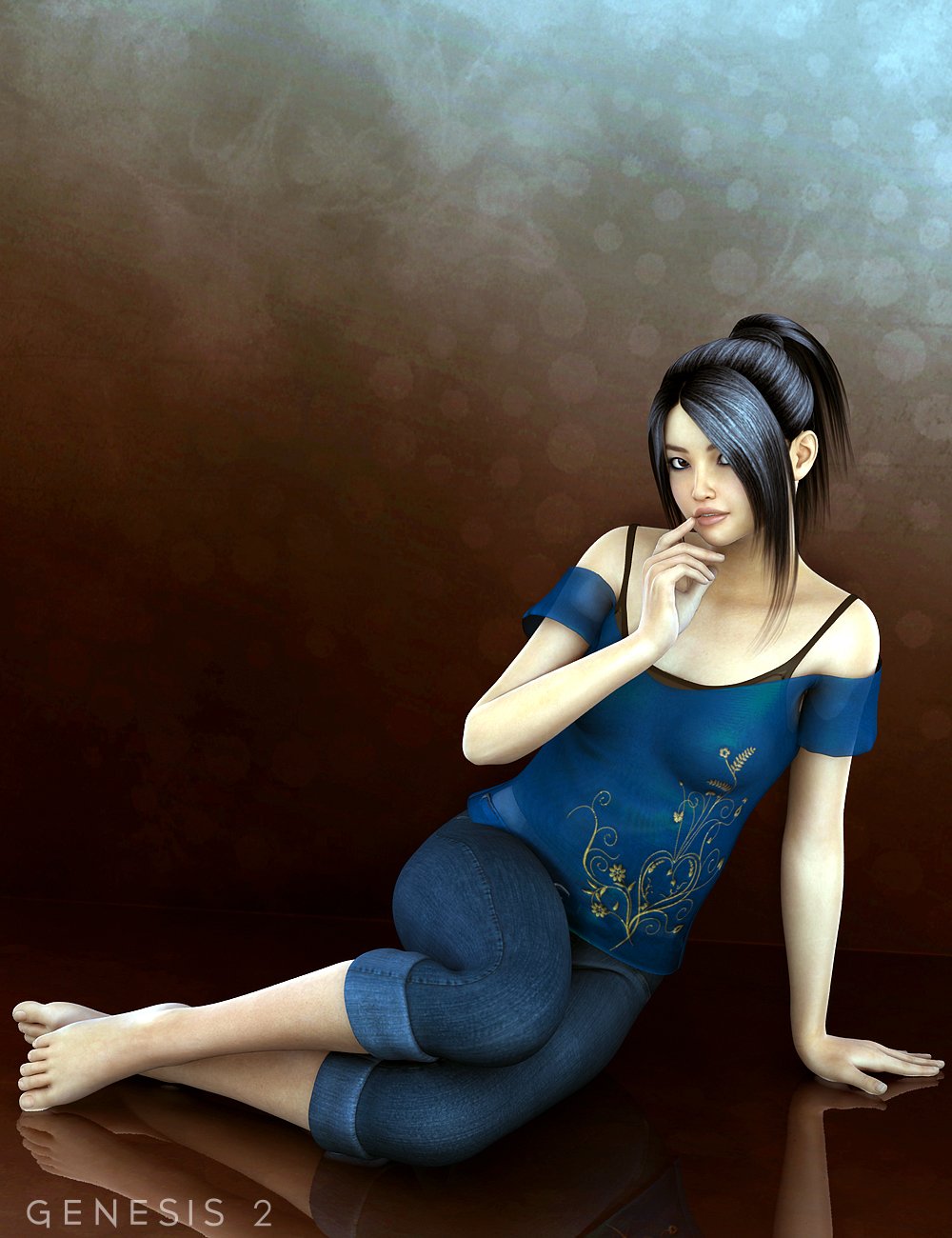 Casual Cool for Genesis 2 Female(s) by: Ryverthorn, 3D Models by Daz 3D