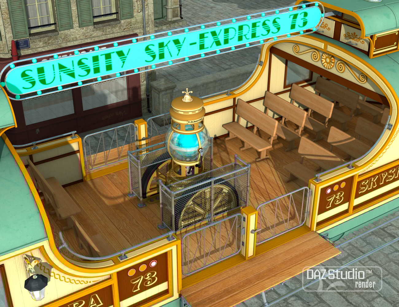 Skyship Avrora Skyship Avrora by: petipet, 3D Models by Daz 3D