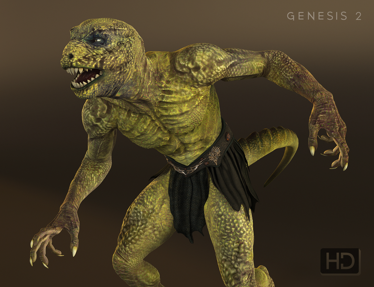 Reptilian 6 HD for Genesis 2 Male(s) | Daz 3D
