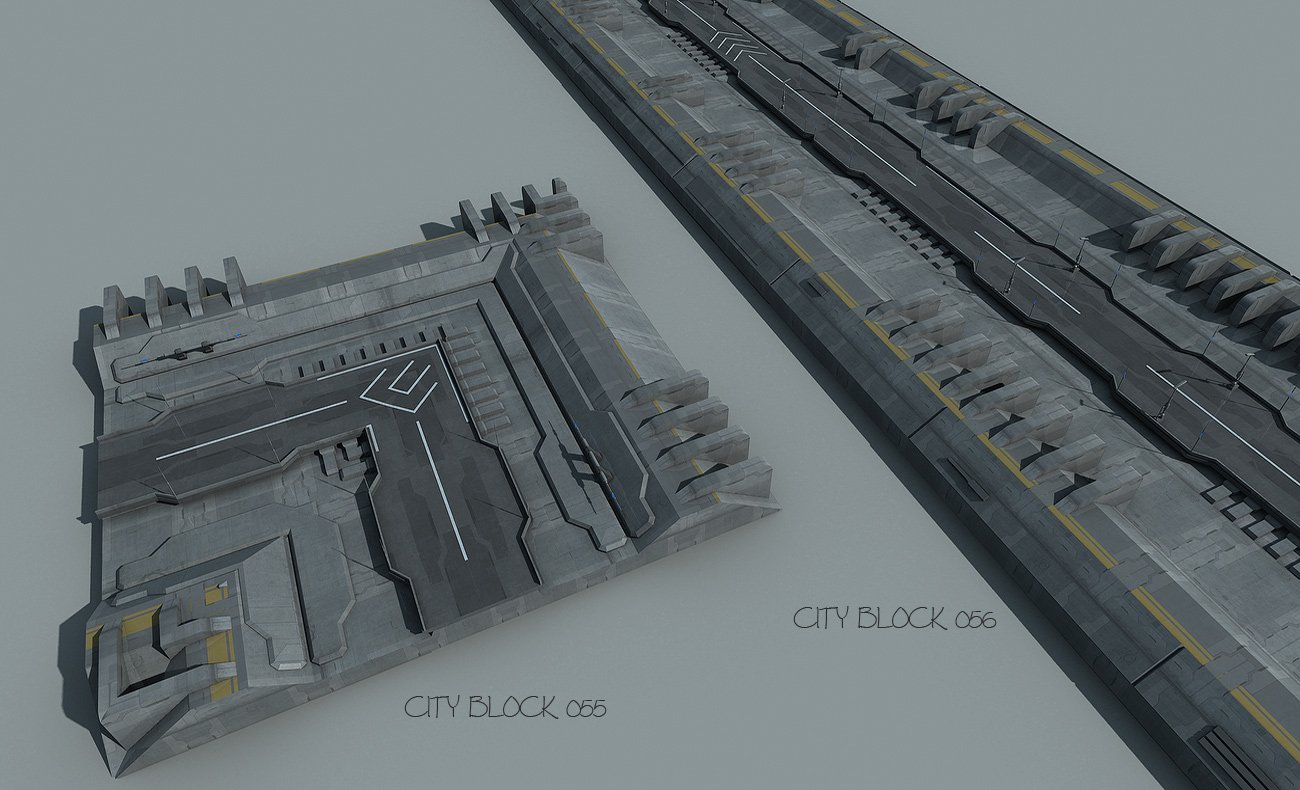 Greeble City Blocks 3 Greeble City Blocks 3 by: Stonemason, 3D Models by Daz 3D