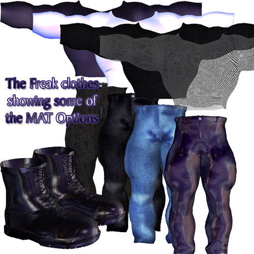Goth As Fashion for Michael 3 and The Freak by: Dodger, 3D Models by Daz 3D