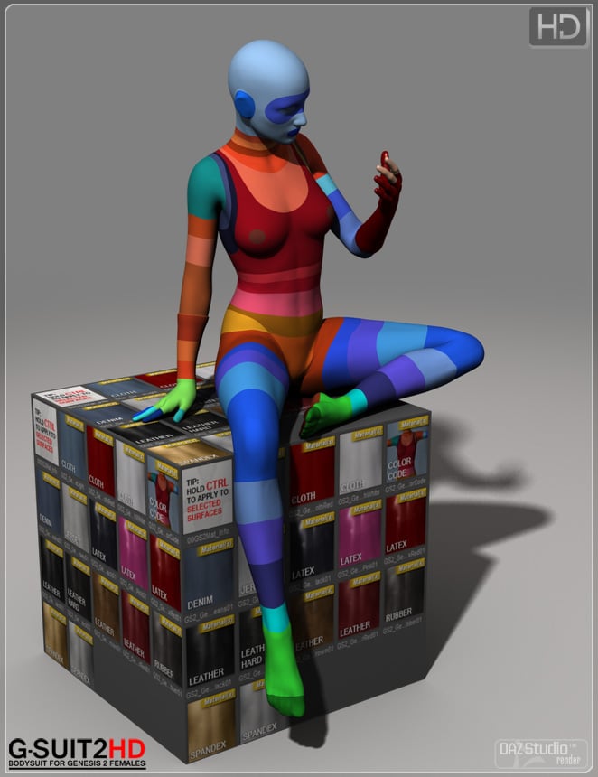 G-Suit 2 HD G-Suit 2 HD by: Flipmode, 3D Models by Daz 3D