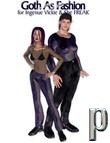 Goth As Fashion for Ingenue Vickie and She Freak Goth As Fashion for Ingenue Vickie and She Freak by: Dodger, 3D Models by Daz 3D
