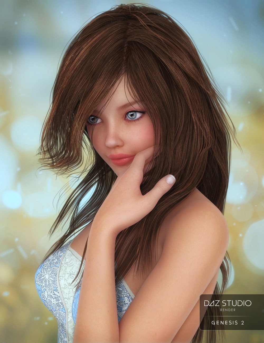Ysabeau Hair by: goldtassel, 3D Models by Daz 3D