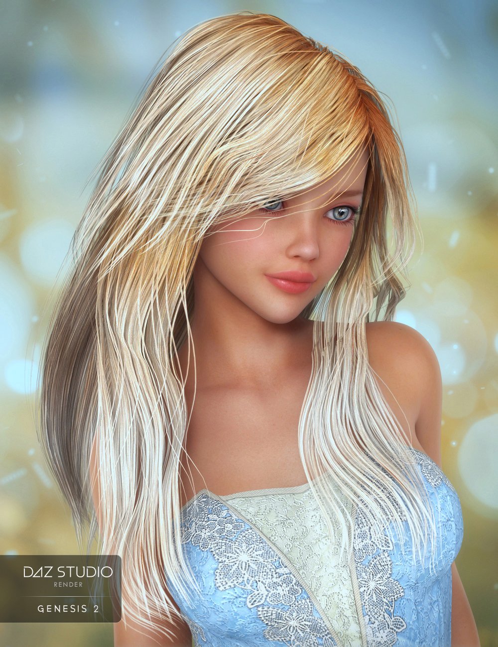 Ysabeau Hair by: goldtassel, 3D Models by Daz 3D