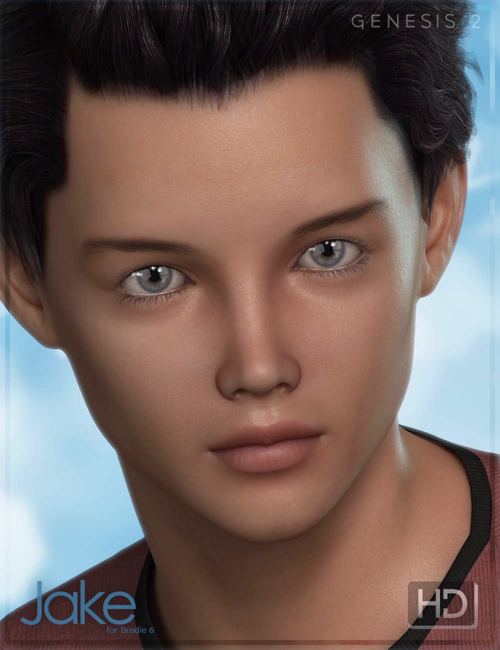 FW Jake HD for Brodie 6 FW Jake HD for Brodie 6 by: Fred Winkler Art, 3D Models by Daz 3D