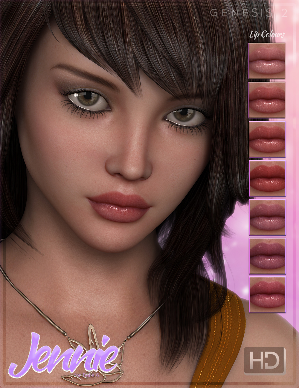 FW Jennie HD for Belle 6 by: Fred Winkler Art, 3D Models by Daz 3D