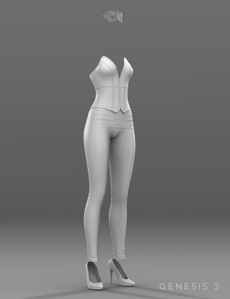 Harli's Corset Outfit for Genesis 2 Female(s) Harli's Corset Outfit for Genesis 2 Female(s) by: PandyGirl, 3D Models by Daz 3D